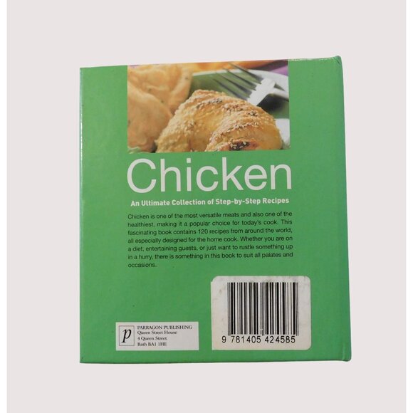 Cookshelf Chicken Mini Cookbook Recipes by Tom Bridge 2004 HB Spiral - Picture 3 of 10